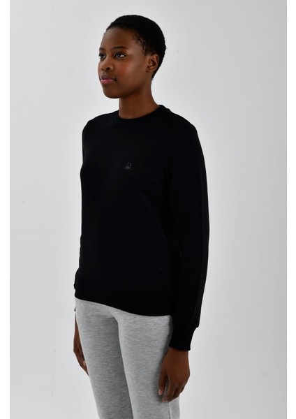 Kadın Sol Göğsü Logo Detaylı Sweatshirt fiyatları