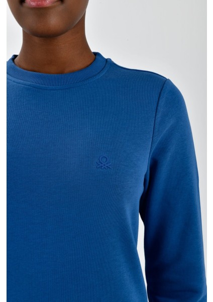 Kadın Sol Göğsü Logo Detaylı Sweatshirt fırsatları