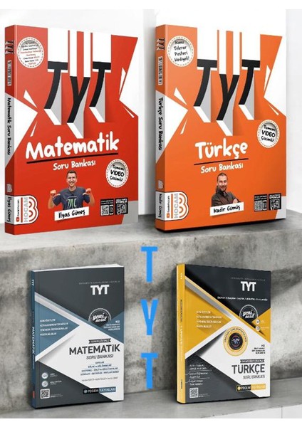 TYT Matematik Soru Bankası - TYT Türkçe Soru Bankası - Pegem TYT Matematik - Pegem TYT Türkçe Soru Bankası