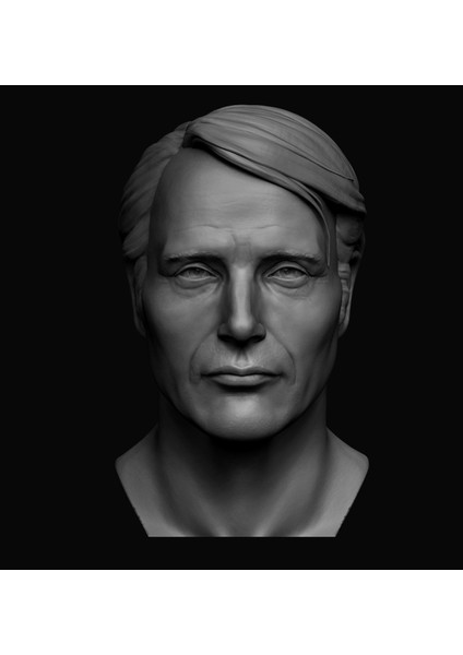 Hannibal 'mads Mikkelsen' Büst Figürü - 10 cm