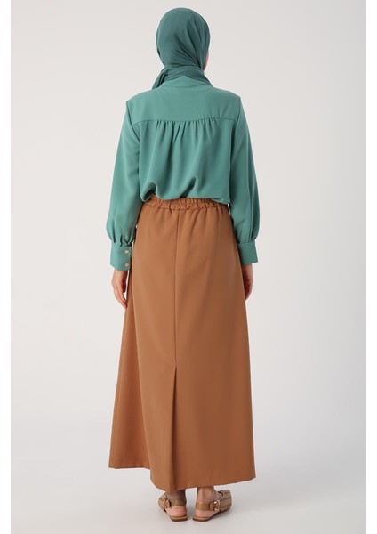 Hardal-Beli Lastikli Kalem Etek