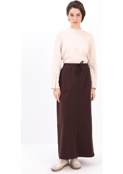 Kahve-Iki Cepli Etek fiyatları