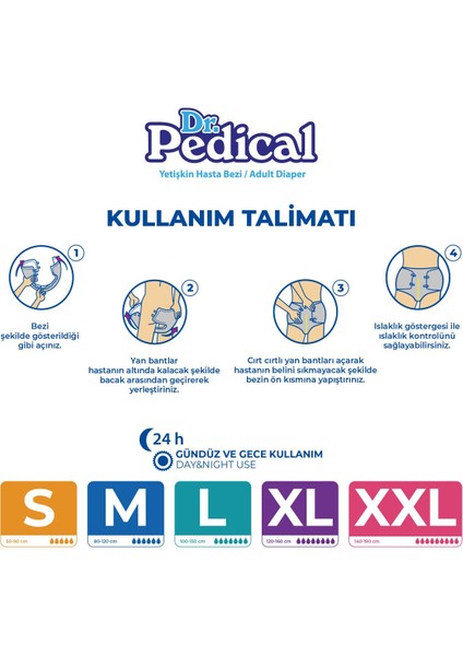 Belbantlı Tekstil Yüzey Hasta Bezi Ekstra Ekstra Large (2xl) 30'lu