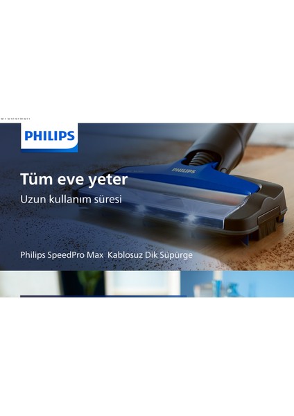 LED 360° Emiş Başlığı Speedpro Max Kablosuz Dikey Süpürge , Mini Turbo Fırça Philips Traş ve Vucüt Bakım Seti+ Lambader Hediye fırsatları