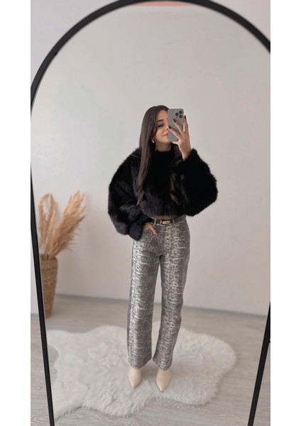 Loredia Boyfit Yılan Desen Jean modelleri