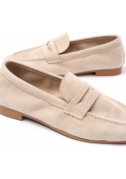 302 Bej Süet Günlük Kadın Babet fırsatları