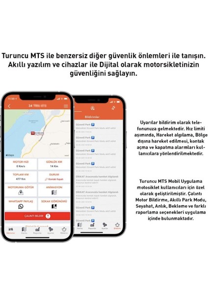 Motosiklet Takip Sistemi 24 Aylık + Sesli Alarm