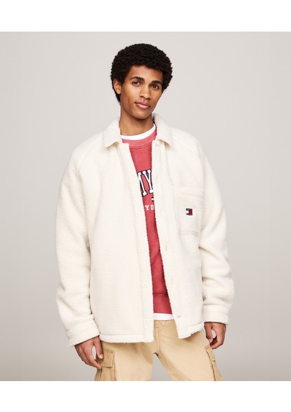 Tommy Jeans Badge Teddy Overshirt