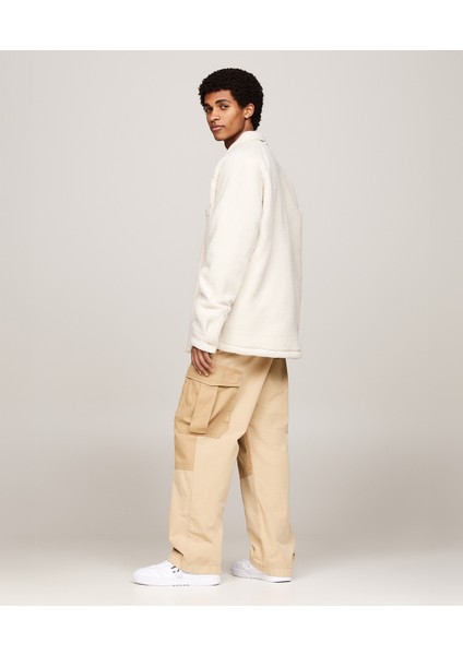 Tommy Jeans Badge Teddy Overshirt fiyatları