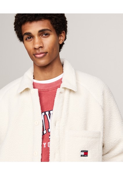 Tommy Jeans Badge Teddy Overshirt modelleri