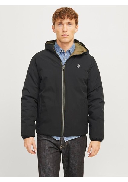 Jprblubrook Reversıble Jacket Ln Black