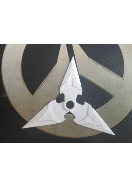 Overwatch Karakteri Genji Shuriken Yıldız Beyaz 1584956