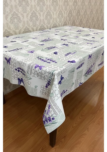Pvc Elyaf Tabanlı Silinebilir Muşamba Masa ÖRTÜSÜ_LAVANTA_1218