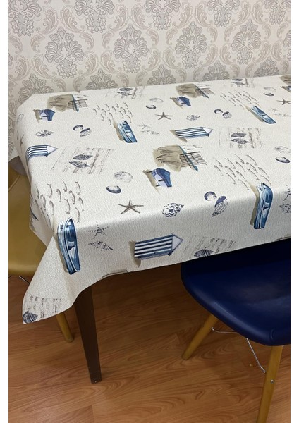 Pvc Elyaf Tabanlı Silinebilir Muşamba Masa ÖRTÜSÜ_KAYIK_C132