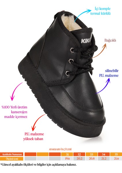 Buck Cilt Bağcıklı Kız Çocuk Bot Ayakkabı fiyatları