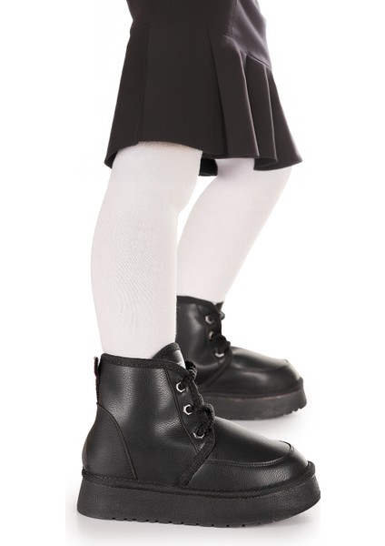 Buck Cilt Bağcıklı Kız Çocuk Bot Ayakkabı fırsatları