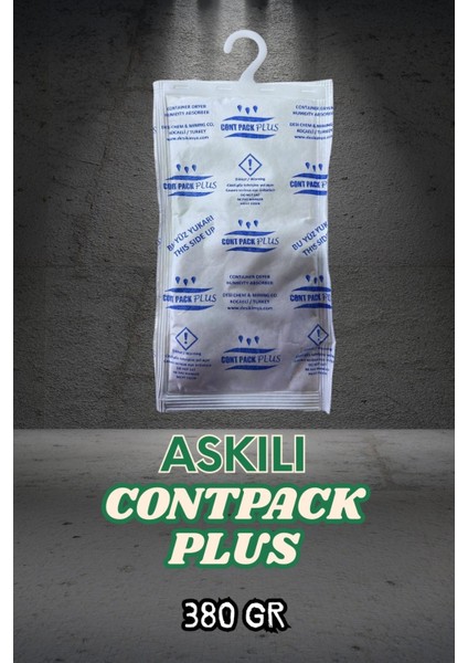 Plus Askılı Nem Alıcı Rutubet Engelleyici Konteyner Kurutucu 3 Adet 1140 Gr