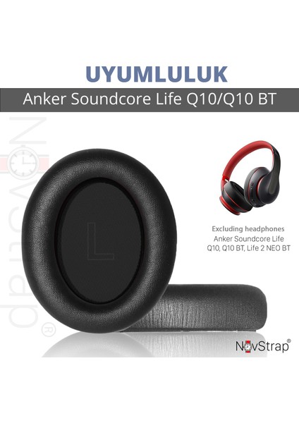 Anker Soundcore Life Q10 Q10 Bt ile Uyumlu Kulaklık Pedi Süngeri Yastığı