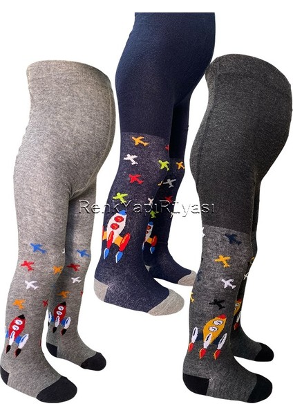 3 Adet Pamuklu Külotlu Çorap, 3 Adet Kilotlu Çorap, Erkek Çocuk Külotlu Çorap %80 Pamuk indirimleri