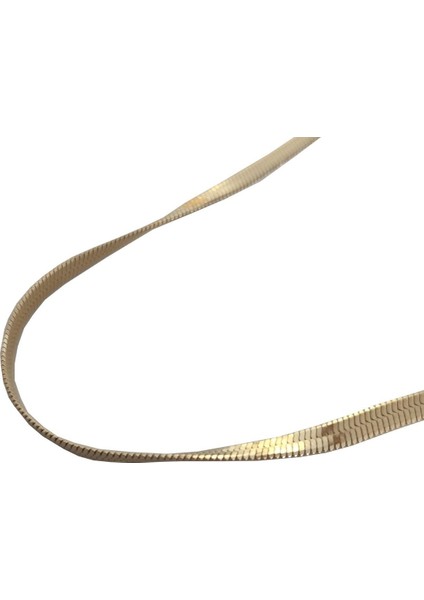 Çelik Kolye Sarı Gold Italyan Zincir Solmaz Kararmaz Çelik Kolye modelleri