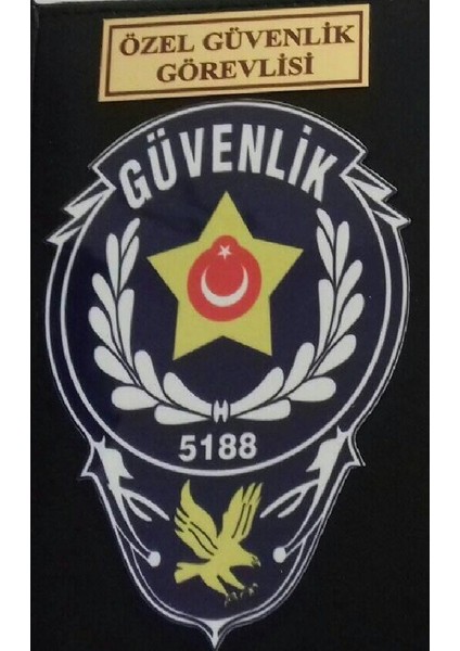 Özel Güvenlik Cüzdan Rozeti Al-Sadece Özel Güvenlik Görevlisi Satın Alabılır.sıvıle Satılmaz