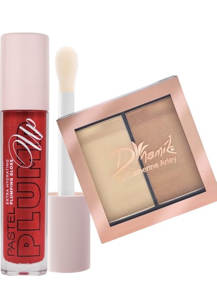 Plump Up 209 Red Velvet Extra Hydrating Dolgunlaştıran Dudak Parlatıcısı + Dynamik Magic Highlighter