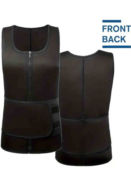 Premium Neopren Erkek Vücut Şekillendirici Korse Terleme Sporcu Sauna Korse