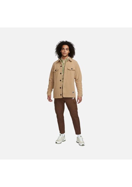 Sportswear Sport Utility Sherpa Full-Length Button Erkek Ceket DZ5437