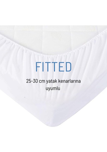 Fitted Sıvı Geçirmez Bambu Yatak Alezi