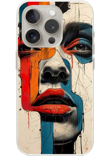 Apple iPhone 12 Pro Uyumlu Şeffaf Kılıf Tablo Tasarımlı