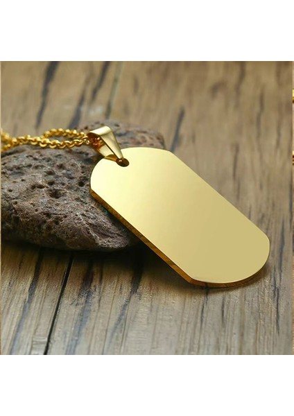 Kişiye Özel Isimli Paslanmaz Künye Çelik Kolye Künye Aslan Takım Baskılı fırsatları