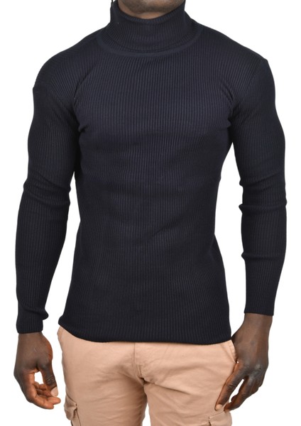 Ince Fitilli Tam Boğazlı Balıkçı Yaka Tüylenmeyen Triko Kazak 2505498 fiyatları