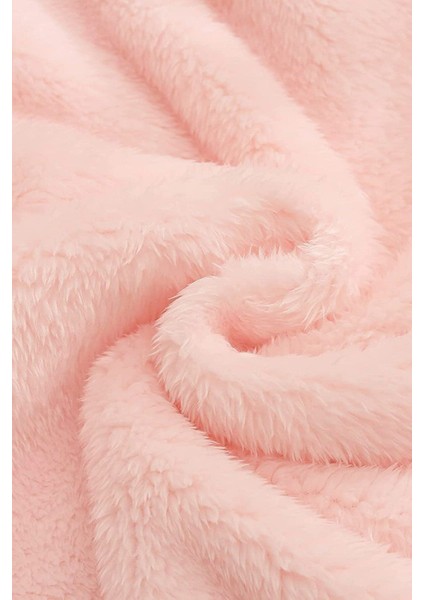 Yumuşak Pembe Bebek Battaniyesi 100x120 cm, Peluş, Kırışmaya Dayanıklı, Yeni Doğan Uyumlu fiyatları
