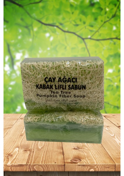 Doğal Kabak Lifli Çay Ağacı Sabunu 100 gr