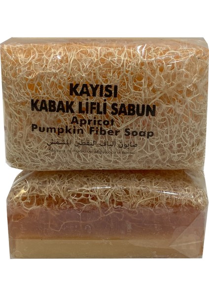 Doğal Kabak Lifli Kayısı Sabunu 100 gr