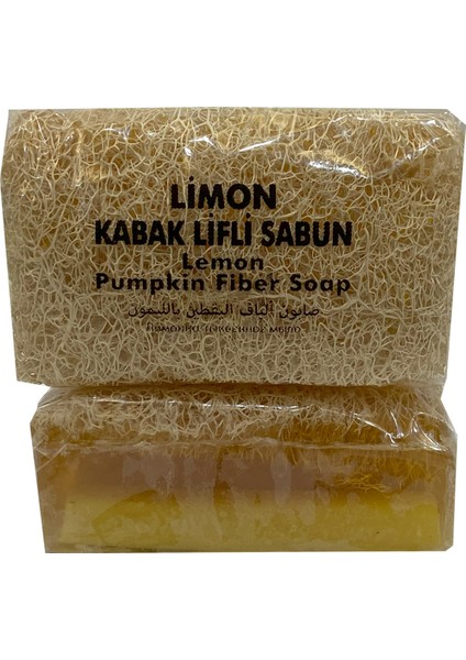 Doğal Kabak Lifli Limon Sabunu 100 gr