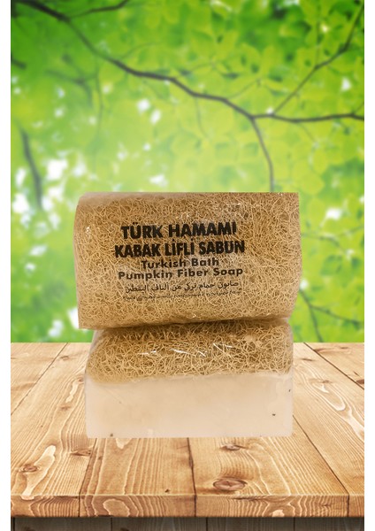 Doğal Kabak Lifli Türk Hamamı Sabunu 100 gr