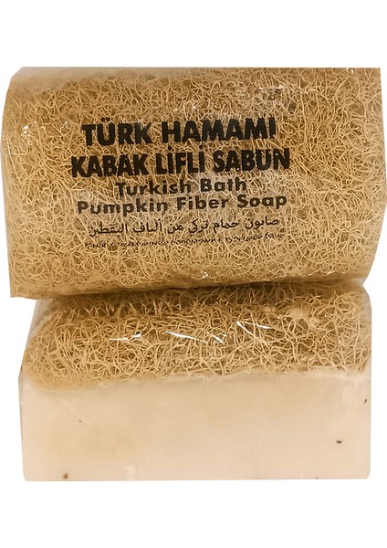 Doğal Kabak Lifli Türk Hamamı Sabunu 100 gr