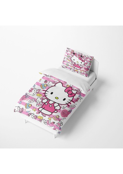 Renkli ve neşeli çocuk nevresim takımı, yumuşak saten, rahat uyku konforu 160x220 fiyatları