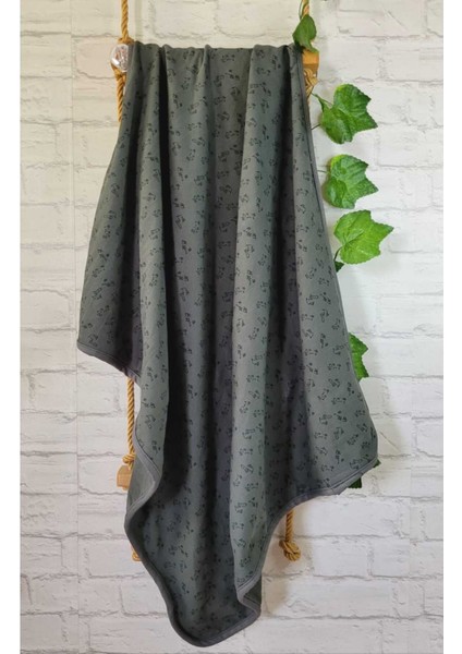 Yumuşak pamuklu yenidoğan bebek battaniyesi 75x90cm, antibakteriyel, lacivert, rahat kullanım