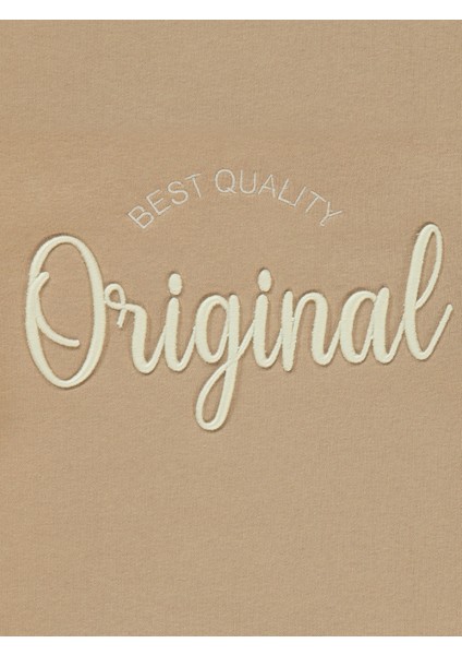 Kız Çocuk Sweatshirt 6-9 Yaş Yulaf Sütü modelleri