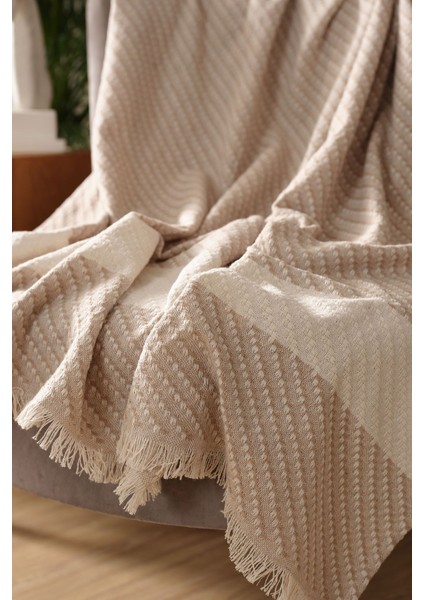 Wilma Bej Throw Battaniye 130X170 cm