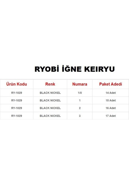 Iğne Keıryu - RY-1029