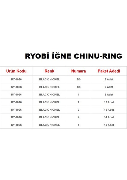 Iğne Chınu-Rıng - RY-1026