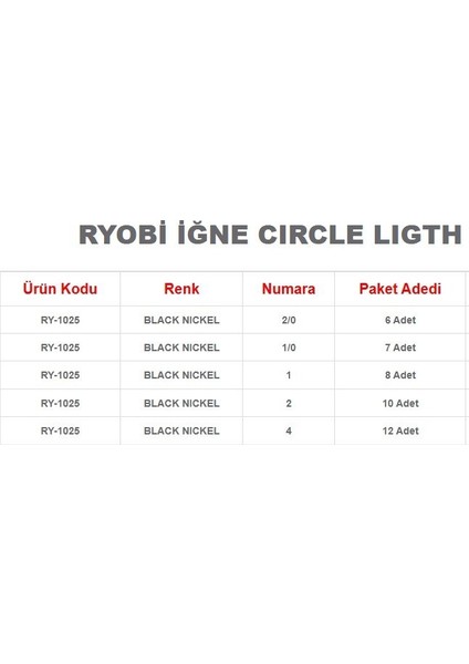 Iğne Cırcle Lıgth - RY-1025