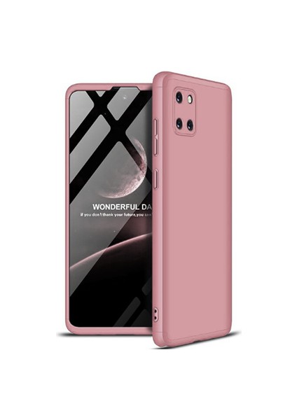 Samsung Galaxy Note 10 Lite Kılıf 3 Parçalı Şık Patch Sert Silikon Kapak