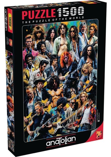 KS Games Puzzle - Rock Stars / 1500 Parça Puzzle, #4580