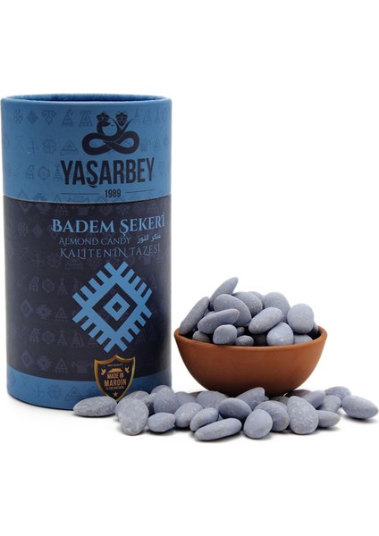 Mardin Natural Serpme Badem Şekeri Tek Batırımlık 500 gr