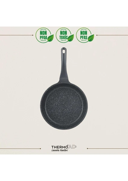 ThermoAD | Granit Kaplama | 32cm Tava | Gri