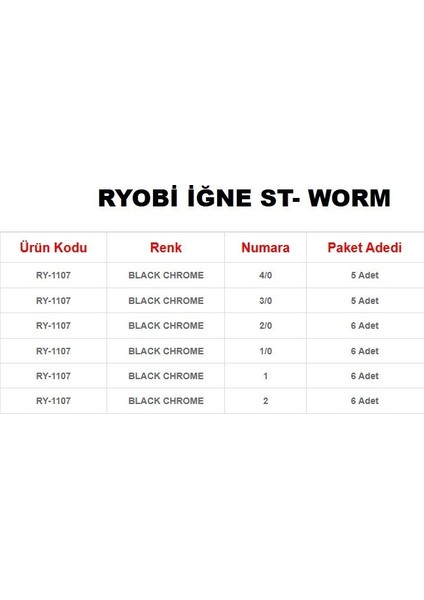 Iğne St- Worm - RY-1107